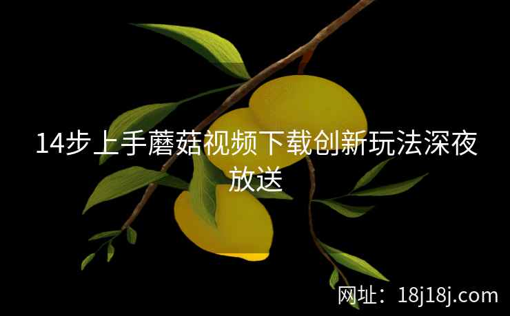 14步上手蘑菇视频下载创新玩法深夜放送